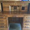 Oak Roll Top Desk offer Home and Furnitures