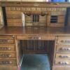 Oak Roll Top Desk