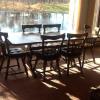 Dining room table and 6 chairs