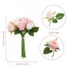 New 24 Heads Artificial Flowers Silk Roses Home Decoration offer Home and Furnitures