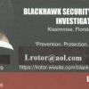 Personal Protective and security services and Investigations