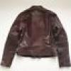 Women's Ralph Lauren brown leather jacket