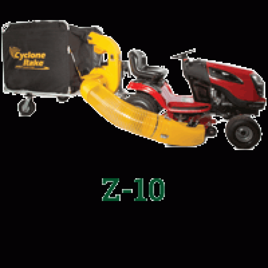leaf vacuum mower attachment