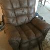 Big Comfy Recliner Like New less than 1 year old Electric foot rest