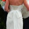 Beautiful blush color wedding dress