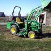 2010 John Deere 2320 Tractor w/Loader, Mower, Ballast Box