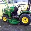 2010 John Deere 2320 Tractor w/Loader, Mower, Ballast Box