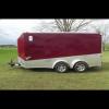 2015 Formula Red Enclosed Cargo Trailer V-Nose 7x14. The trailer have Clear Title and is in good condition, no rust, lea