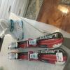 Ski boots and skis for age 3-4 