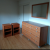 FREE: Dresser, 2 Nightstands, Wall Mirror