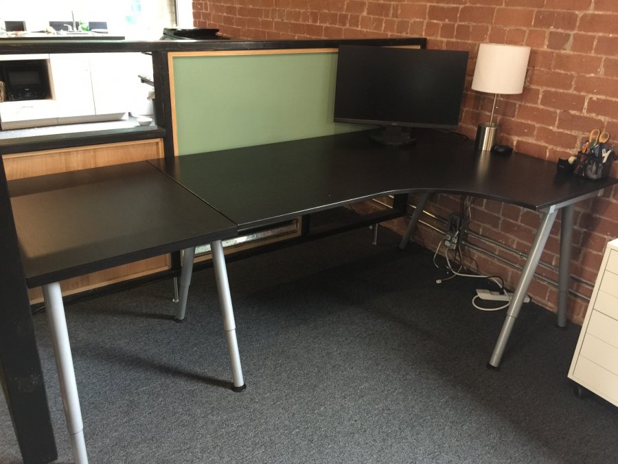 Ikea Galant Corner Office Desks | Columbus Classifieds 43215 | $150 ...