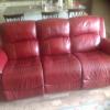 La-z-boy leather reclining couch 