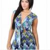 Zig Zag Self Tie Romper