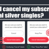 How do I cancel my SilverSingles account?