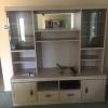 Gray cabinet in excellent shape offer Free Stuff