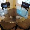 Bedroom set., Dining room table with 4 chairs 