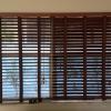 FAUX WOOD HORIZONTAL BLINDS CHOCOLATE/3 SETS offer Home and Furnitures