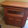 Portable all wood kitchen Island