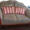 Furniture for sale: Used 1 Chair and matching Love Seat offer Home and Furnitures