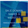 Sale Domain names & website offer Sales Marketing Jobs