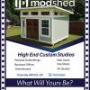 $100 Off Original Modular Studios from ModShed offer Lawn and Garden