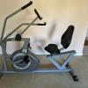 Sunny Health and Fitness exercise bike with arm exercisers