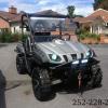 2008 Yamaha Rhino 700 FI 4x4 Special Edition Silver