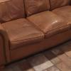 Leather sofa and chair