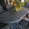 BEAUTIFUL WROUGHT IRON PATIO FURNITURE SET