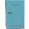 Blue Frigidaire mini fridge