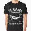 Cessna Distressed Graphic T-Shirt 