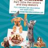 Pet Sitter/Dog Walker offer Part Time