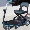 EV Rider Transport Plus a Manual Folding Scooter with Power Mobility (Sea Foam Blue)