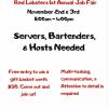 First Annual job fair at Red Loster