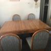 9-PIECE DININGROOM TABLE&CHAIRS