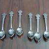 Vintage Spoons Lot of 7 Rolex Lucerne Bucherer of Switzerland Lugano St. Maritz Marked CB