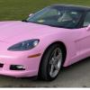 One-off a kind. Classic pink Corvette