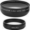  Wide Angle Lens Macro Lens 46MM 0.45X Wide Angle Macro Lens Fit,for All 46MM Diamiter