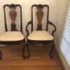 Mahogany Queen Ann Dinning Room Table and 6 chairs offer Home and Furnitures