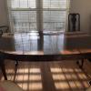 Mahogany Queen Ann Dinning Room Table and 6 chairs