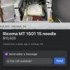 15 needle Ricoma MT1501 EMBROIDERY MACHINE 