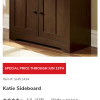 Katie Sideboard- New in box offer Home and Furnitures
