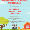 Rusk County Community Wide Yard Sale offer Garage and Moving Sale