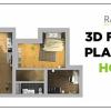 Get that dream home you always with 3D Floor Plan Rendering offer Real Estate Services
