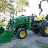 John Deere 2032R with Loader and Mower