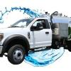 999 Gallon Stainless Steel Restroom Services Trucks - FlowMark Vacuum Trucks offer Vehicle