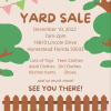 Winter cleaning yard sale  offer Garage and Moving Sale