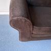 Beautiful Brown sofa W/ loveseat size oversized matching chair and ottoman 