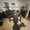 Olympic weight bench with 150 pounds