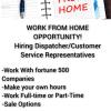 Dispatcher/Customer Service Representative